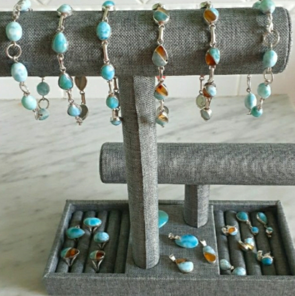 Larimar Bracelets both - Picture 11 of 11